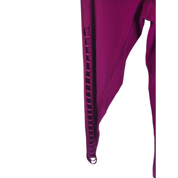 Victoria Secret Sport Knockout Slatted Side Pink Athletic Athleisure Legging XL - Picture 5 of 9